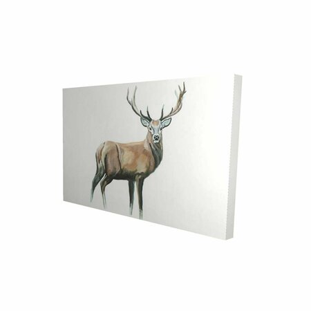 FONDO 20 x 30 in. Deer-Print on Canvas FO2791234